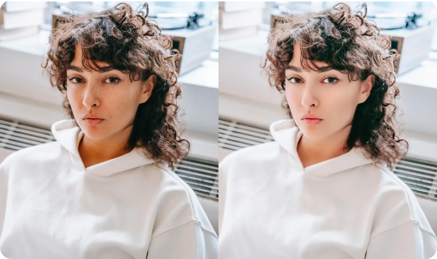 Beautification automatique du visage